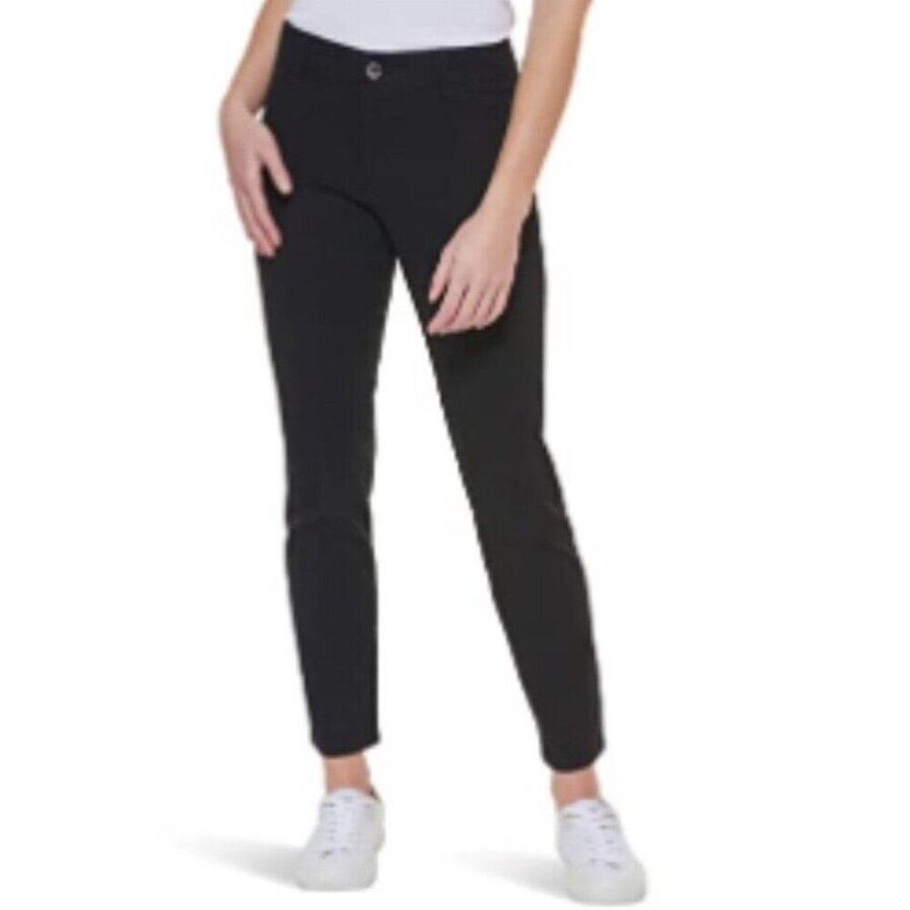 CALVIN KLEIN Modern‎ Essentials Twill Stretch Slim Leg Pants SIZE 6 NWT